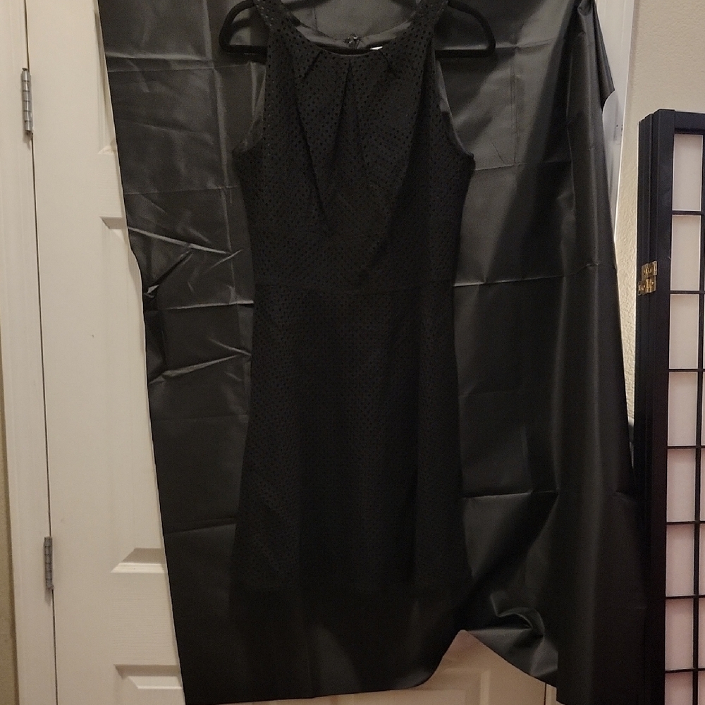 New York and Company Elegant Black Sleeveless Dress